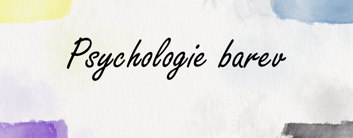 Infografika Psychologie barev